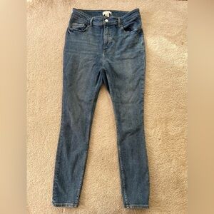 H&M high rise skinny jeans size 12
